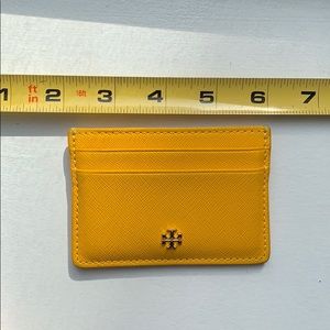Tory Burch Card Case yellow